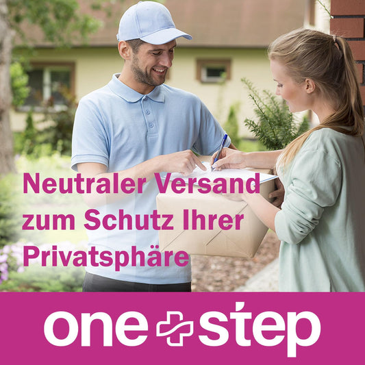 5 x One+Step vaginaler pH-Test I Zur Früherkennung bakterieller Infektionen I Schwangerschaftsvorsorge I Blasensprung I Bakterielle Vaginose I Mit zusätzlicher Farbkarte zum hygienischen Ablesen