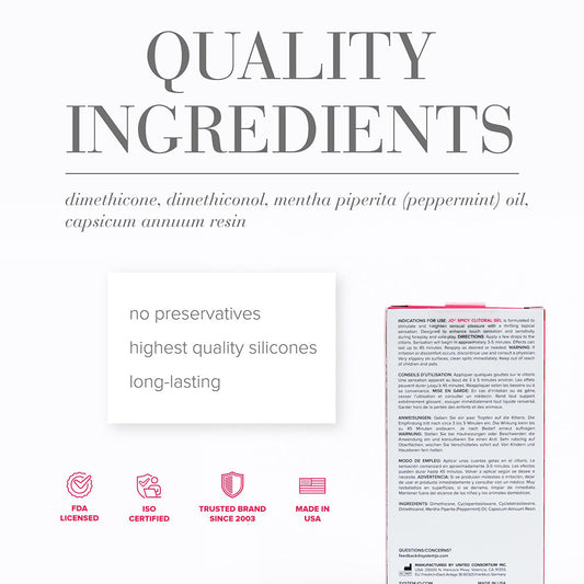 Klitoris Gel-mit pflegendem Kokosöl und Sheabutter-parabenfrei