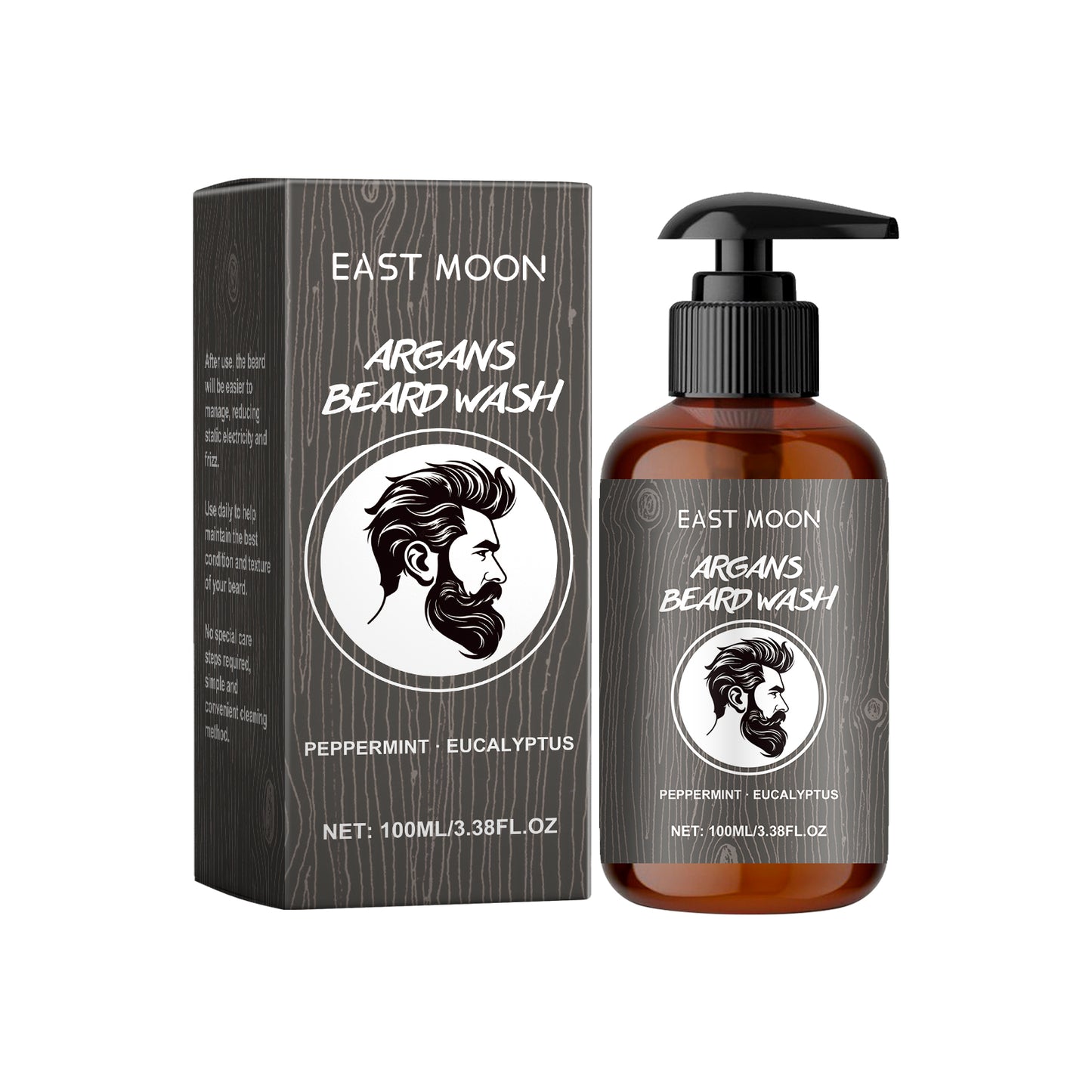 Männer Feuchtigkeitsshampoo Bart&-Hair Shampoo East Moon