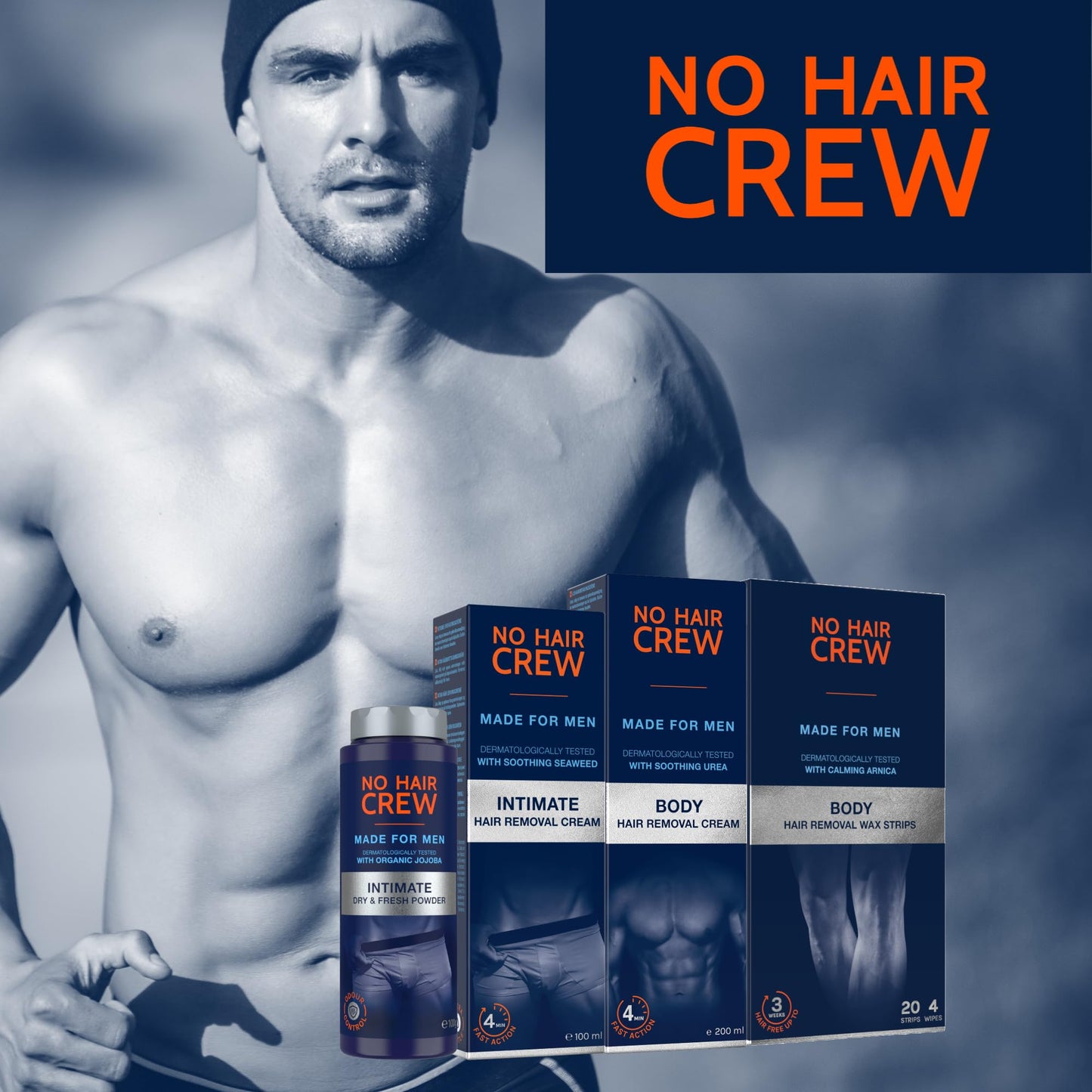 Dry & Fresh Intimpuder für Männer-Schweiß-STOP– Premium talkumfreier Körperpuder für den Intimbereich – für ein trockenes frisches Hautgefühl, für Männer, 100 g.