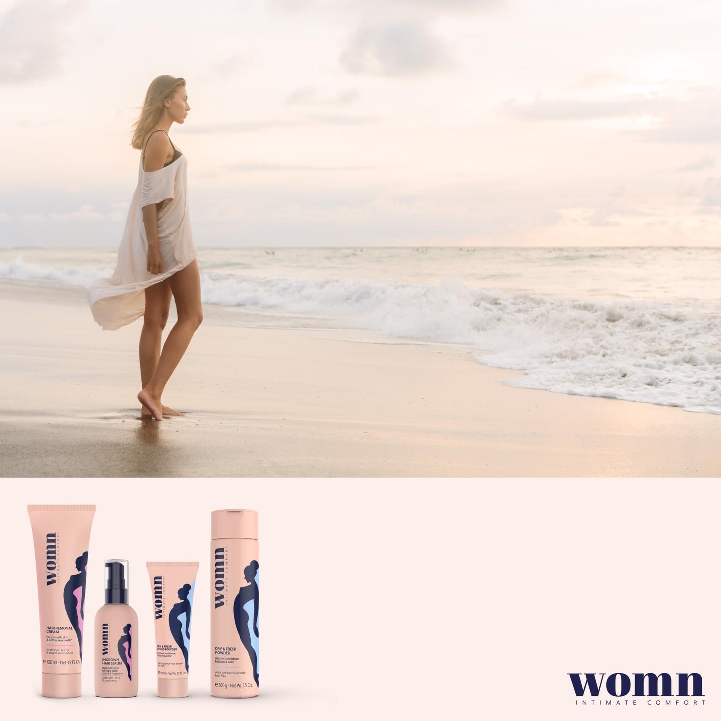 Talkumfreier Körperpuder für den Intimbereich-Damen ( auch Leiste und unter den Brüsten) – Absorbiert Schweiß und beugt Wundscheuern sowie Gerüchen vor