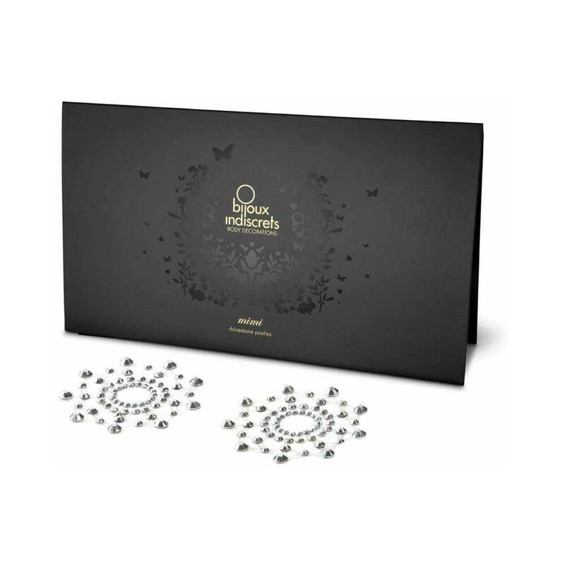 Selbstklebende Brustwarzenornamente mit kleinen Crystals