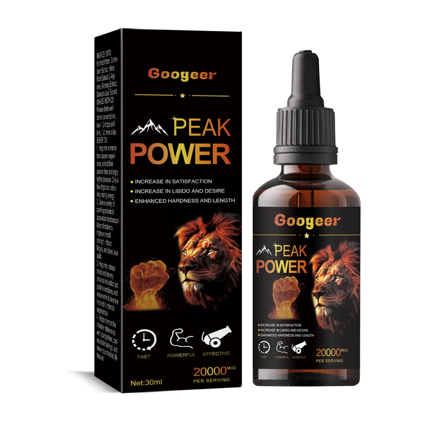 Energy Supplement, Energie für die männliche Power und Leistung